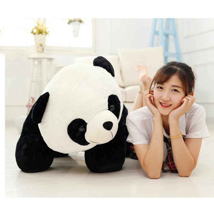 Милый ребенок большой гигантский медведь панда плюшевая кукла животные игрушка подушка мультфильм Kawaii куклы Подарки для девочек Knuffels