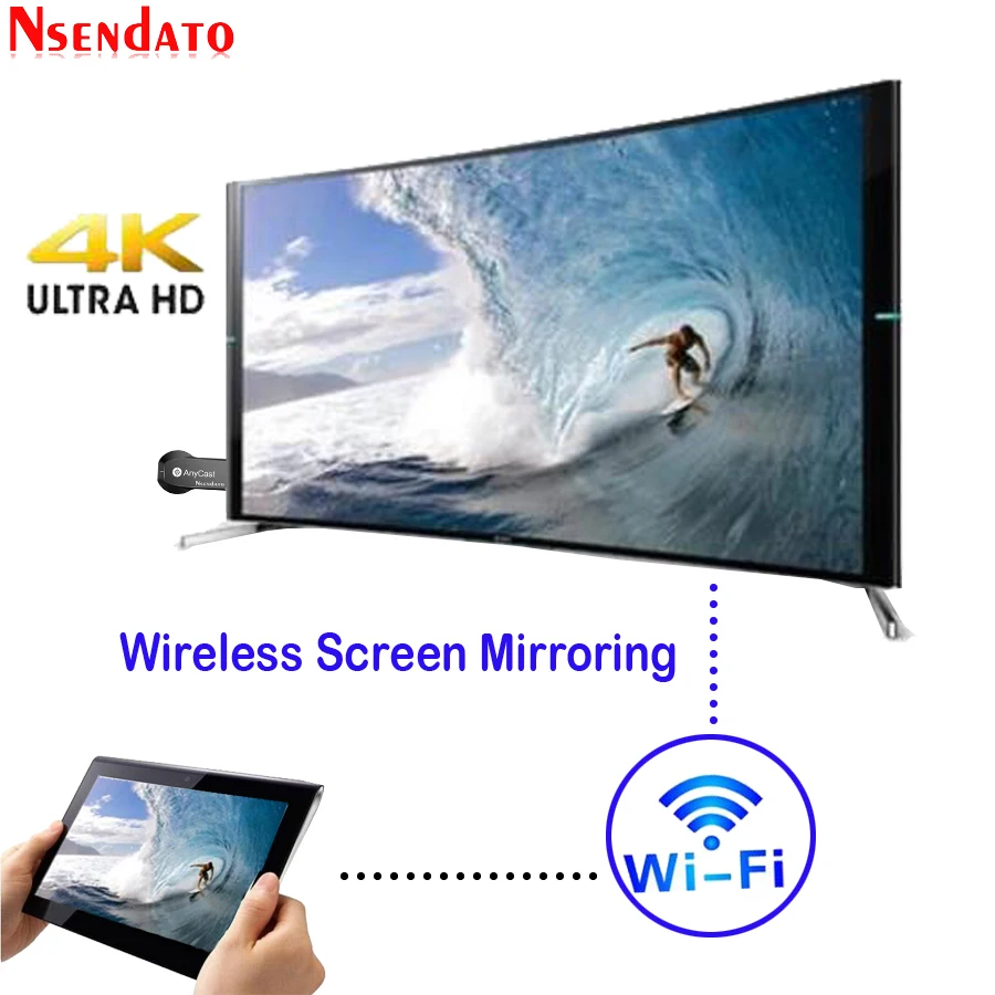 Anycast M2 Plus M100 Miracast любой Cast беспроводной DLNA AirPlay HDMI Wifi дисплей зеркало ТВ ключ Стик приемник для IOS Android