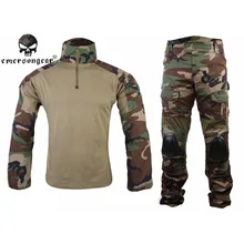 Stand Collar Shirt Long font b Pants b font Gen2 BDU Tactical Army font b Training