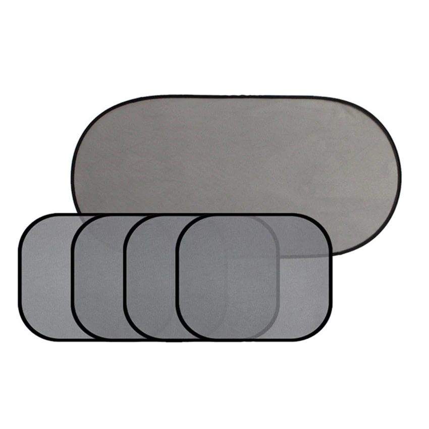 

5Pcs 3D Photocatalyst Mesh Sun Visor Window Screen Sunshade Car Curtain Car Cover Sunshade Car Interior Product with 11 Sucker