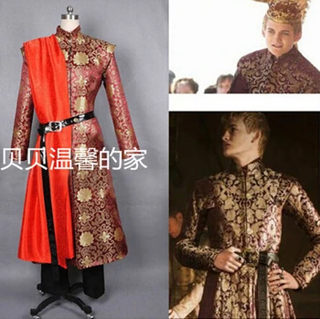 

Custom Made Game Of Thrones King Joffery Costume Outfit Prince Cosplay Costumes For Men Adult Halloween
