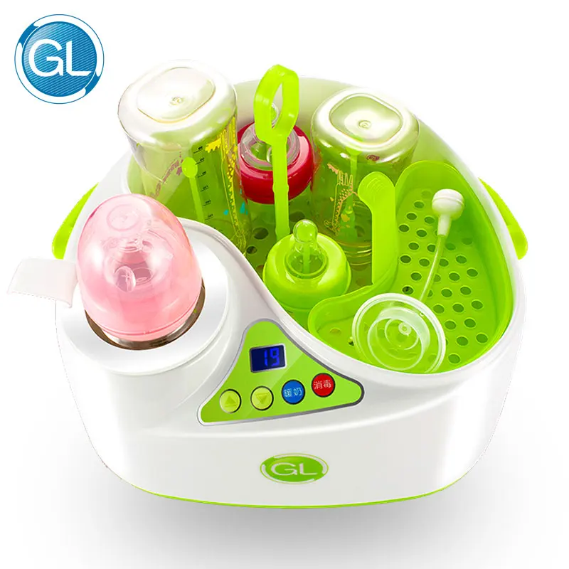 

2 in1 Baby Bottle Warmer Sterilizer Multifunction Milk Water Heater Feeding Big Capacity Smart Fast Sterilization LCD Display