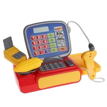 

Cash Register with Scanner Weighing Scale Electronic Toy Play Pretend For Kid New