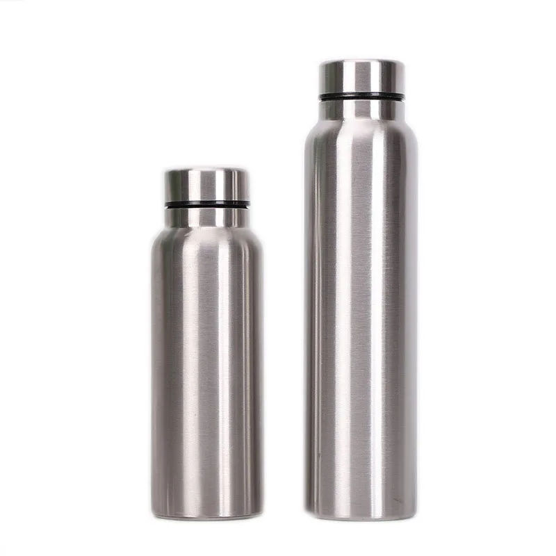 

750/1000ml Single Stainless Steel Thermos Outdoor Sport Water Bottle Large Capacity Travel Tumbler Cup