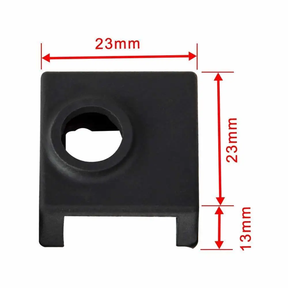 3D-принтеры MK7/8/9 защитный силиконовый носок обложка чехол для нагреватель Блок Creality CR-10, 10С, S4, S5 Anet A8 MK7/MK8/MK9 Hotend