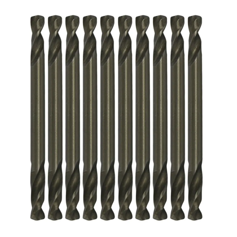 

Quality 10pcs/Set High Speed Steel M35 Cobalt Twist Drill Bit 1/8" Double Ended Cobalt Drill Bit Set Wood Metal Drilling Tools