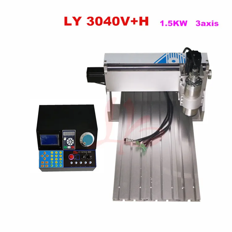 

Russia tax free hobby cnc milling machine 3 axis 3040 1500w spindle For PCB/Woodworking metal