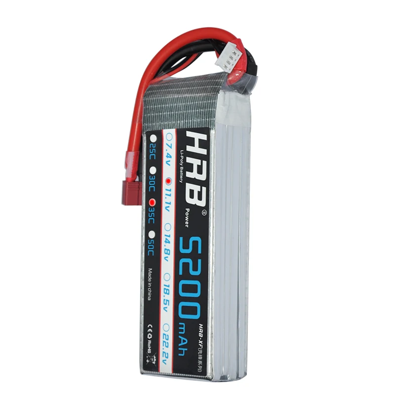 HRB Lipo Battery 11 1V 5200mAh 35C For Helicopters font b RC b font Lipo Battery