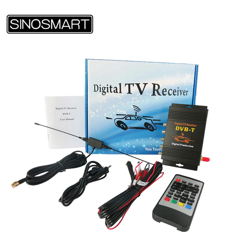 Автомобильная цифровая ТВ-приставка DVB-T MPEG-4 DVB-T приемник супер сильный сигнал для европейских стран одна антенна