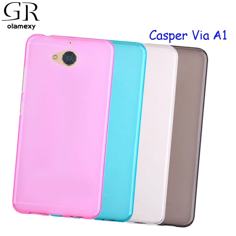 

GR olamexy free shipping case for Casper Via A1 5.5" TPU Pudding Case Covers Mobile Phone Coque Fundas pouch bag