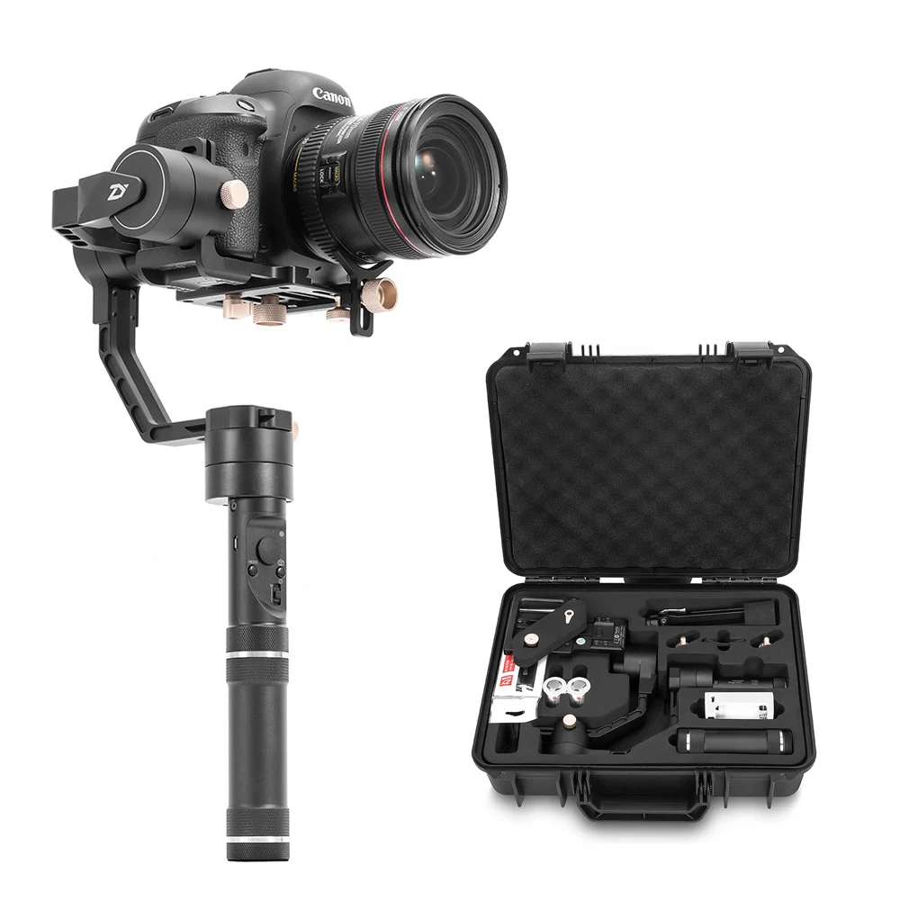 Zhiyun Crane Plus 3-осевая 3-осевой Карманный стабилизатор для всех моделей DSLR беззеркальных Canon 5D2/5D3/5D4 компактная цифровая однообъективная зеркальная Камера