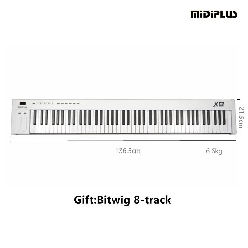 Midiplus X8 2018 88Key с полувзвешенными клавишами USB midi клавиатура Контроллер. контроллер