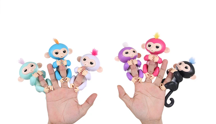 

Full Function Interactive Baby Finger Monkeys toy Smart Colorful Fingers Toy Smart Induction Toys Best Birthday Christmas gifts