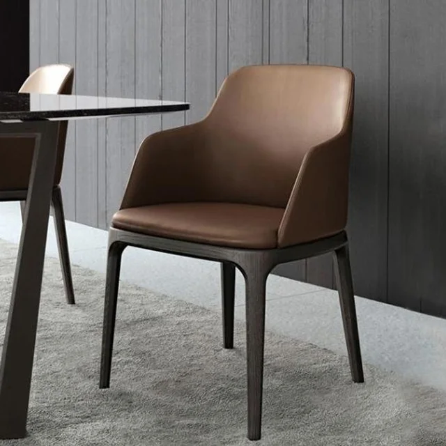 Special Offers 100% Wooden Dining Chair PU Leather Chair coffee chair with armchair Leather Dining Room Furniture Wood Living room Sofa Special Offers 100% Wooden Dining Chair PU Leather Chair coffee chair with armchair Leather Dining Room Furniture Wood Living room Sofa