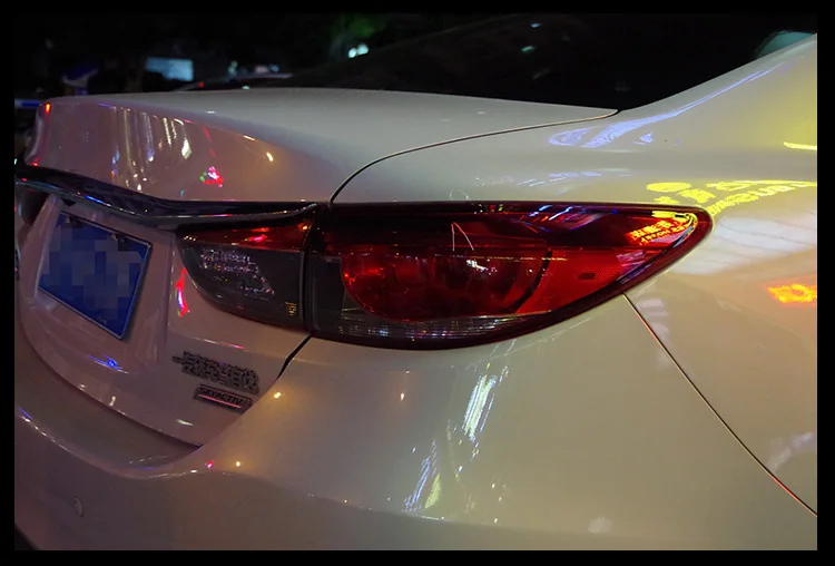 AKD автомобильный Стайлинг задний фонарь для Mazda 6 Atenza задний светильник s Гибридный светодиодный задний светильник светодиодный сигнальный светодиодный DRL Стоп задний фонарь аксессуары