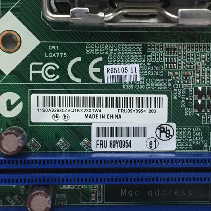 Оригинальная десктопная материнская плата Lenovo A70 M70E G41 LGA 775 DDR3 89Y0954 Бесплатная