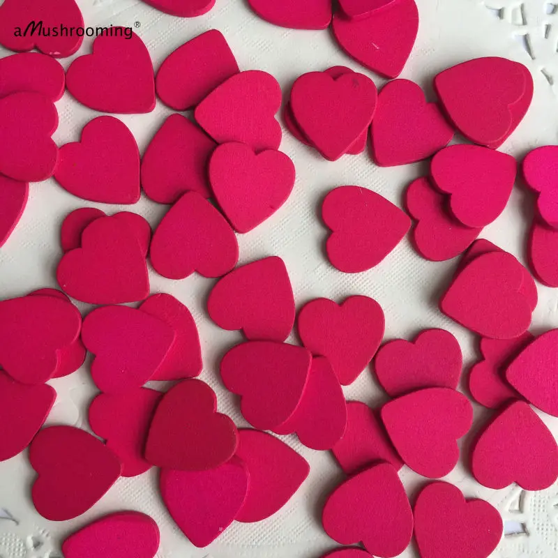 50 шт. деревянные конфетти в форме сердца|confetti 50|decorative decorativedecoration pink |
