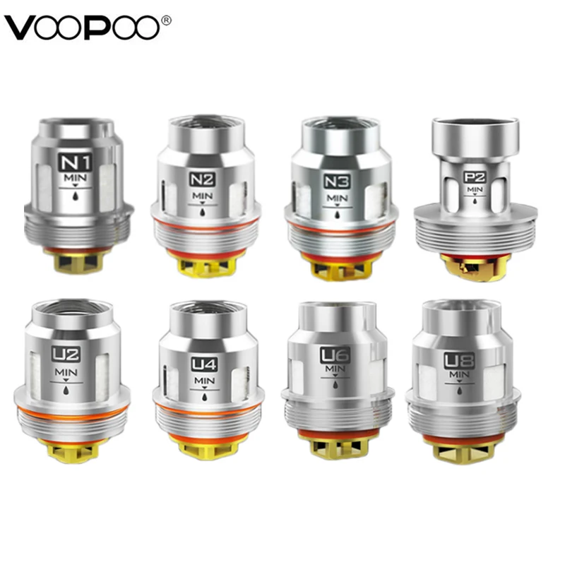 5 шт./лот VOOPOO UFORCE катушка Voopoo комплект Drag Mini Комплект Uforce сменная U2/U4/U6/U8/N1/N2/N3/D4/P2