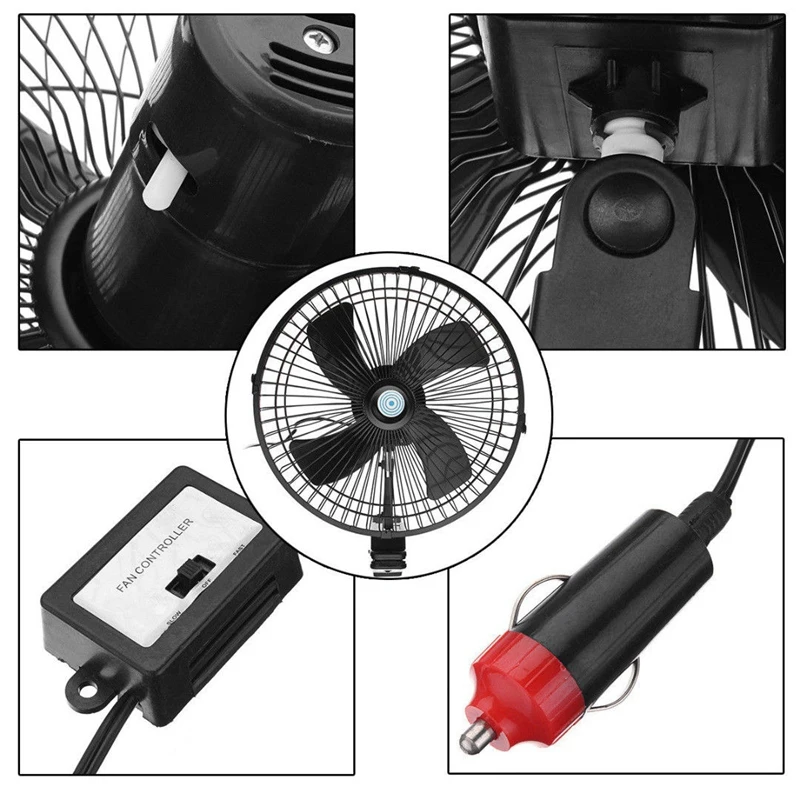 Поворотный вентилятор для приборной панели автомобиля, поворотный вентилятор для автомобиля, Домашний Вентилятор для грузовика Gm