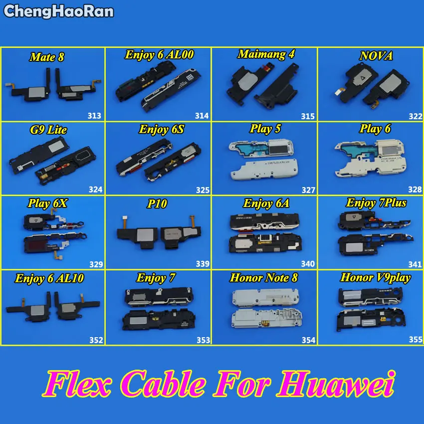 ChengHaoRan громкоговоритель для Huawei Mate 8 NOVA G9Lite Honor Note8 V9play Enjoy 6 S 6A 7Plus Play 5 колонка