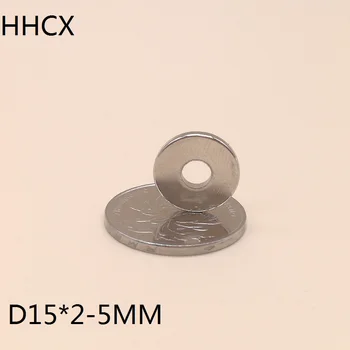 

10pcs/lot Ring magnet 15*2 Hole 5 N35 Strong mm NdFeB magnet 15x2 Permanent Neodymium magnet 15x2-5