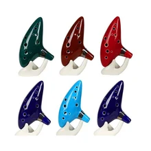 Горячие ocarina 12 отверстий Zelda AC ключ керамический музыкальный инструмент подарок Профессиональный для начинающих ASD88