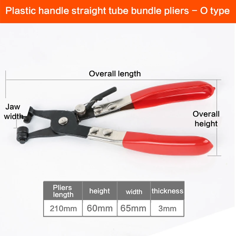 Skup Zaciski do węża szczypce zacisk szczypce kabel elastyczny zacisk do węża samochodowego długie szczypce prosta gwintowana tulejka zacisk