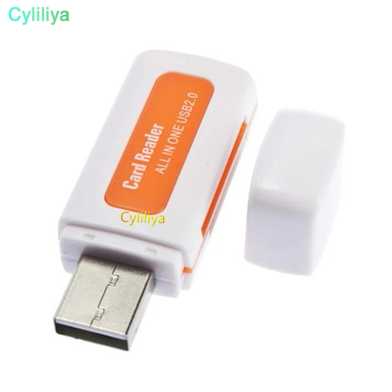 2000 шт USB 2,0 4 в 1 памяти устройство для чтения карт памяти для M2 SD SDHC DV Micro SD карты памяти USB specifictaion Ver2.0 480 Мбит/с