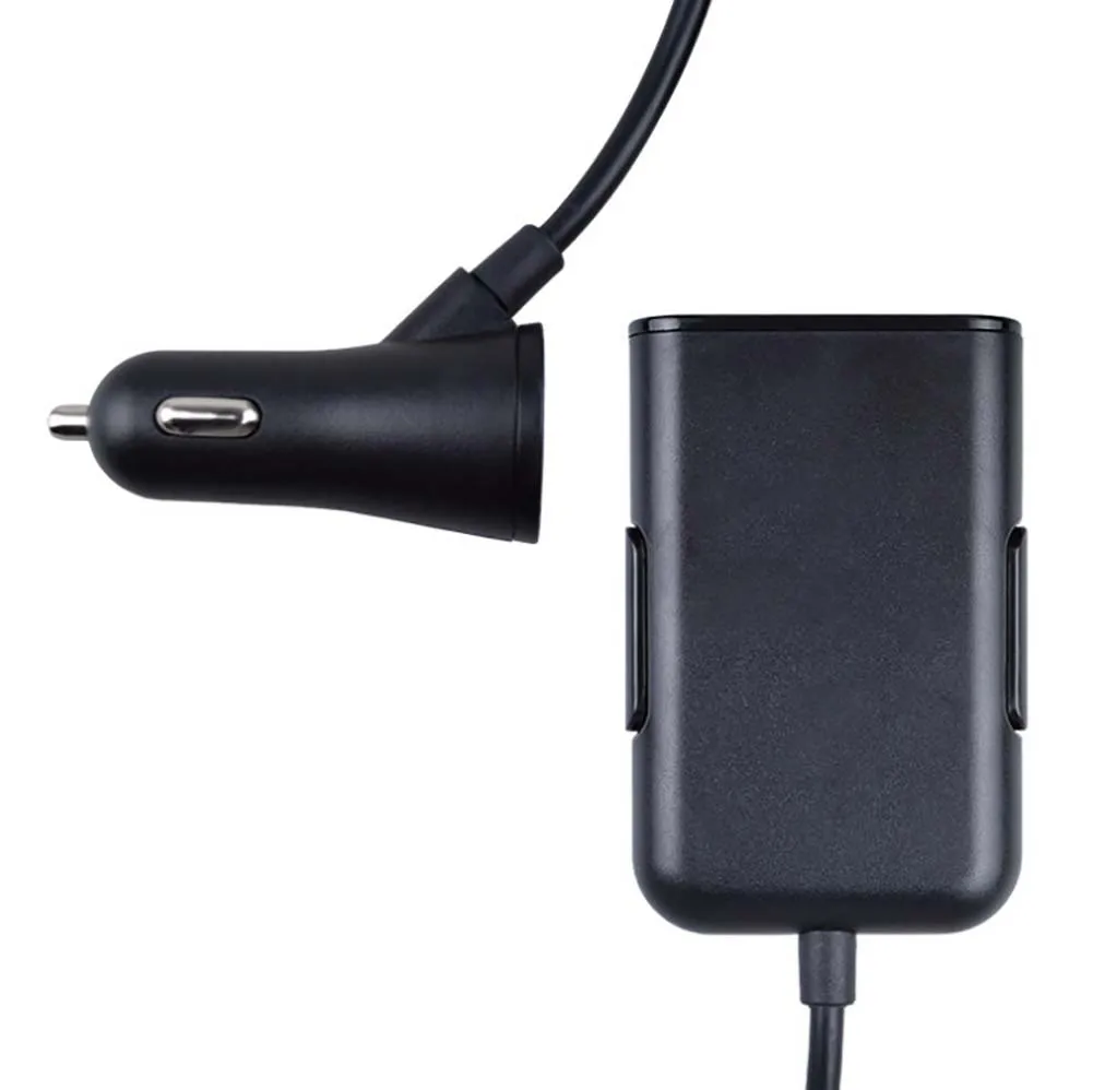 4 порта USB Quick QC3.0 автомобильное зарядное устройство для переднего заднего сиденья