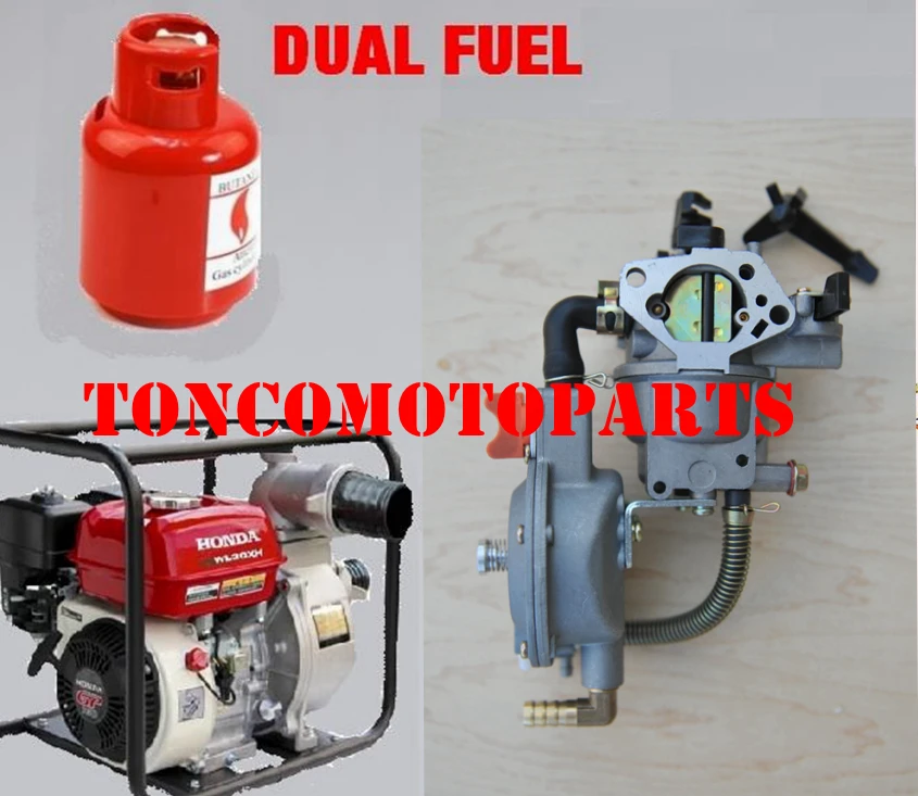 

carburetor for water pump engine 190F GX420 LPG NG dual fuel + 90cm*90cm scarf as gift
