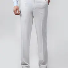 Мужские новые льняные брюки летний костюм брюки мужские брюки черные белые Flat42 44