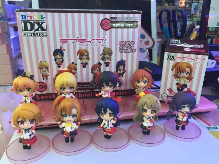 9pcs/set Cute Love Live! Anime School Idol Project Boxed PVC Action Figure Collection Model Toy 9pcs/set Cute Love Live! Anime School Idol Project Boxed PVC Action Figure Collection Model Toy