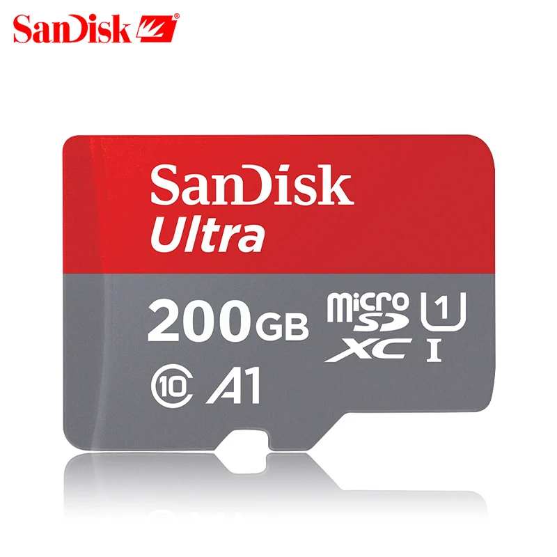 Дешевый Оригинальные Карты памяти SanDisk 16 ГБ 32 ГБ 64 ГБ 128 ГБ 100 МБ с. UHS I TF Micro SD карты Class10 ультра SDHC SDXC flash карты памяти