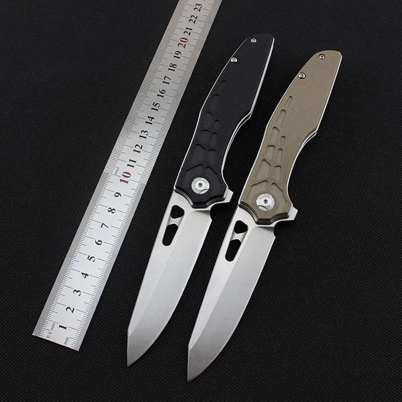 Продажа 58 59HRC D2 лезвие G10 + Сталь ручка EDC Складной Ножи Охота инструмент выживания Отдых на природе карман Ножи тактический edc Открытый инструмент