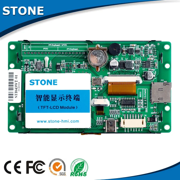 4.3 inch LCD display module with 65K color& CPU