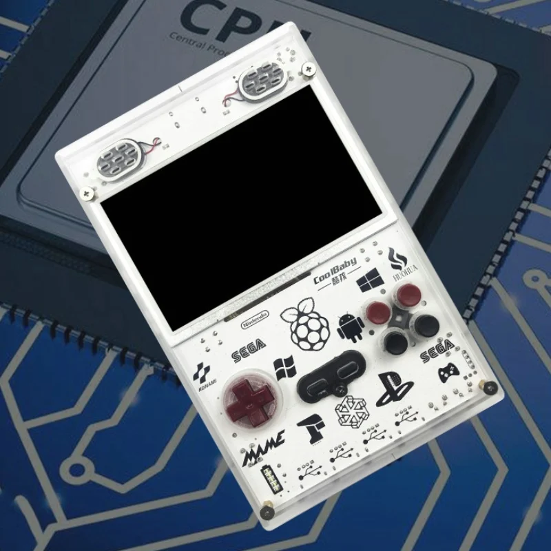

DIY Raspberry Pi Game Pad Handheld GameHat with 5 inch HD IPS Display Gameberry with Raspberry pi Compute Module 3 Lite Built-in