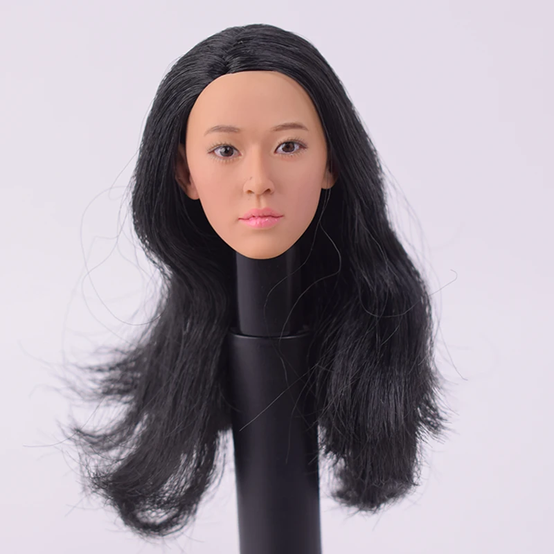 1: 6 й масштаб KUMIK женская голова Лепка Корейская богиня Jeon Ji Hyun 13 78 для 12 &quotPhicen