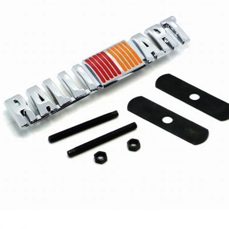 

'RALLI ART' Logo Car Front Grille Car Emblem FIT FOR LANCER EVO 2016 NEW