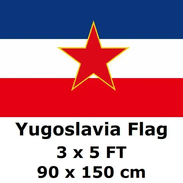 Флаги и баннеры из полиэстера SFRJ sflj SiRF 1945-1996 | Дом сад