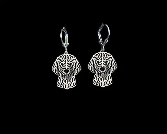 labradoodle earrings