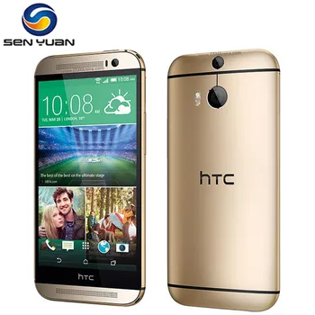 

M8 Original Unlocked HTC One M8 5MP 2600mAh LTE 4G 16GB ROM 2GB RAM Quad Core 5.0 Touchscreen Smartphone