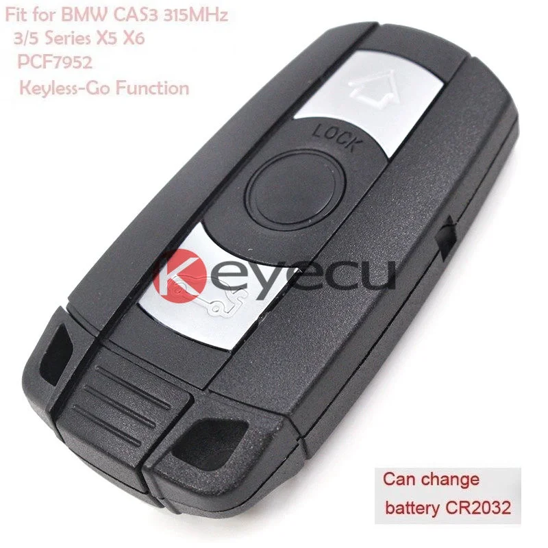 

Full Intelligent Remote Key 315MHz for BMW CAS3 3/5 Series X5 PCF7952 With Keyless-Go Function