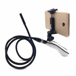 Wi-Fi Мобильный телефон эндоскоп инспекции Камера HD 8 мм Водонепроницаемый змея tube 1 м кабель 6 светодиодный свет эндоскоп для android для IOS