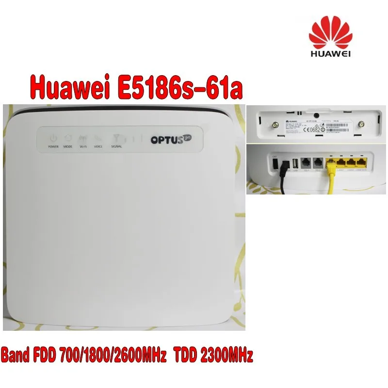 Беспроводной роутер Huawei E5186 телефон LTE 4g беспроводной mifi dongle cpe автомобильный Wi Fi +