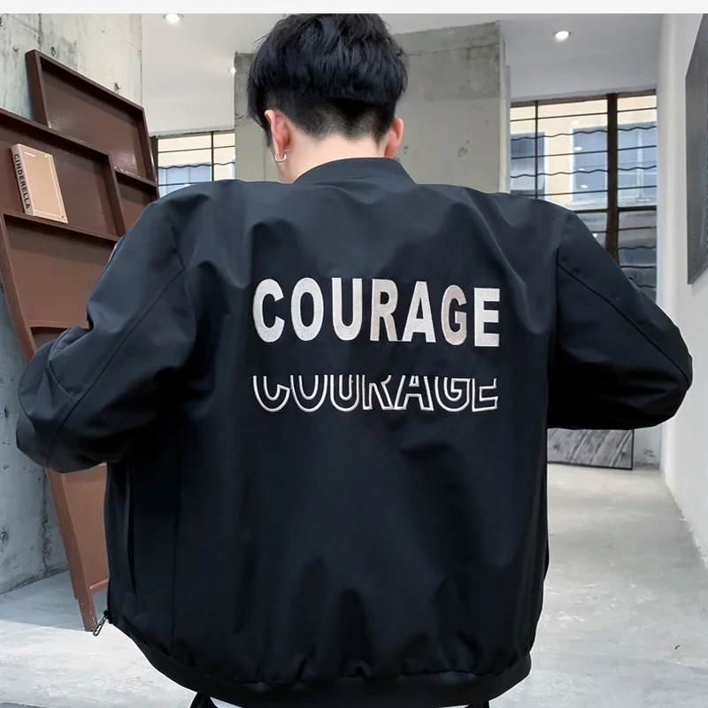 Korean version of spring jacket male 2019 new trend spring and autumn students wild tooling jacket baseball uniform men's spring