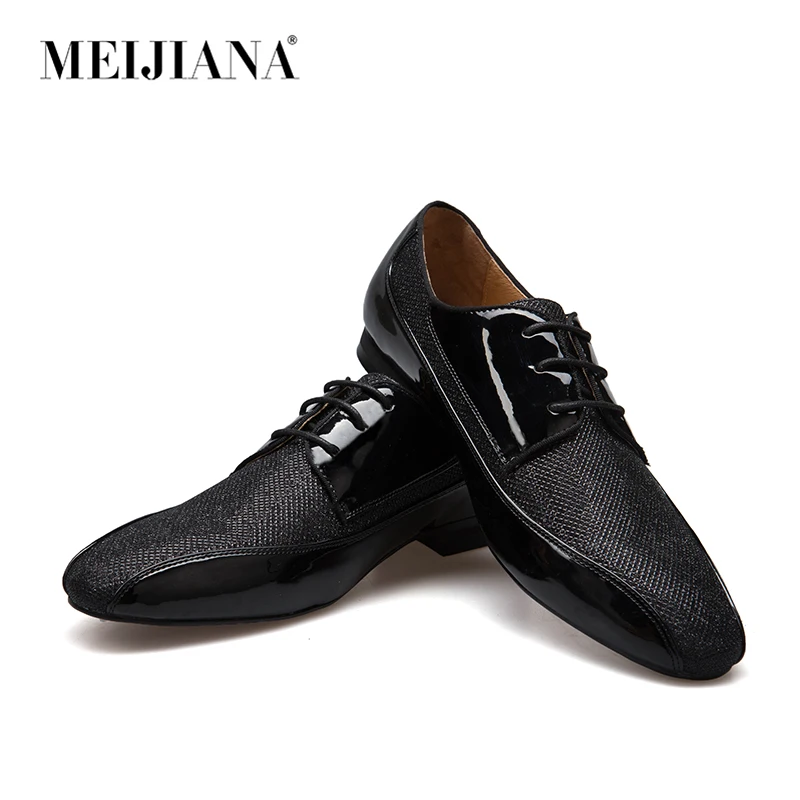 MeiJIaNa Handmade Leather And Sequins Leather And Men's Formal Shoes Oxford Shoes For Men