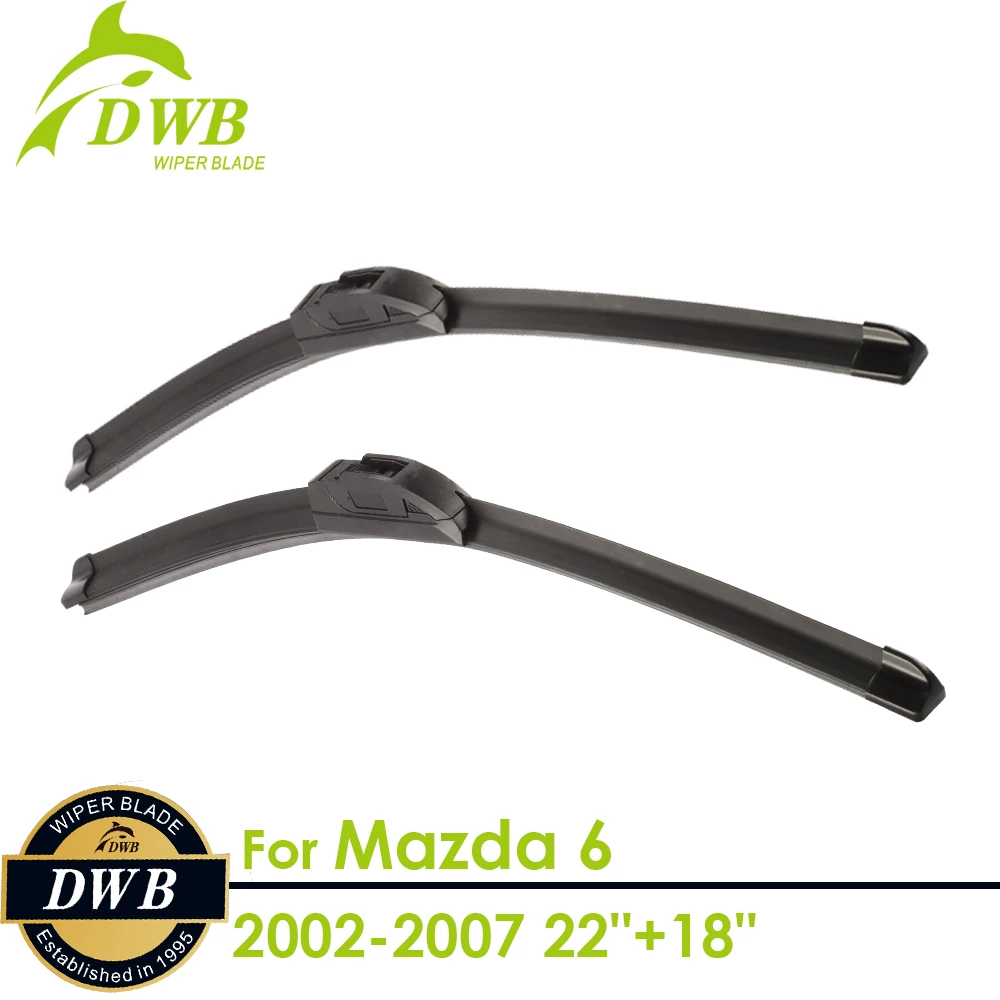 Wiper Blades for Mazda 6 Estate/ Hatchback/ Saloon 2002 2007 22"+18