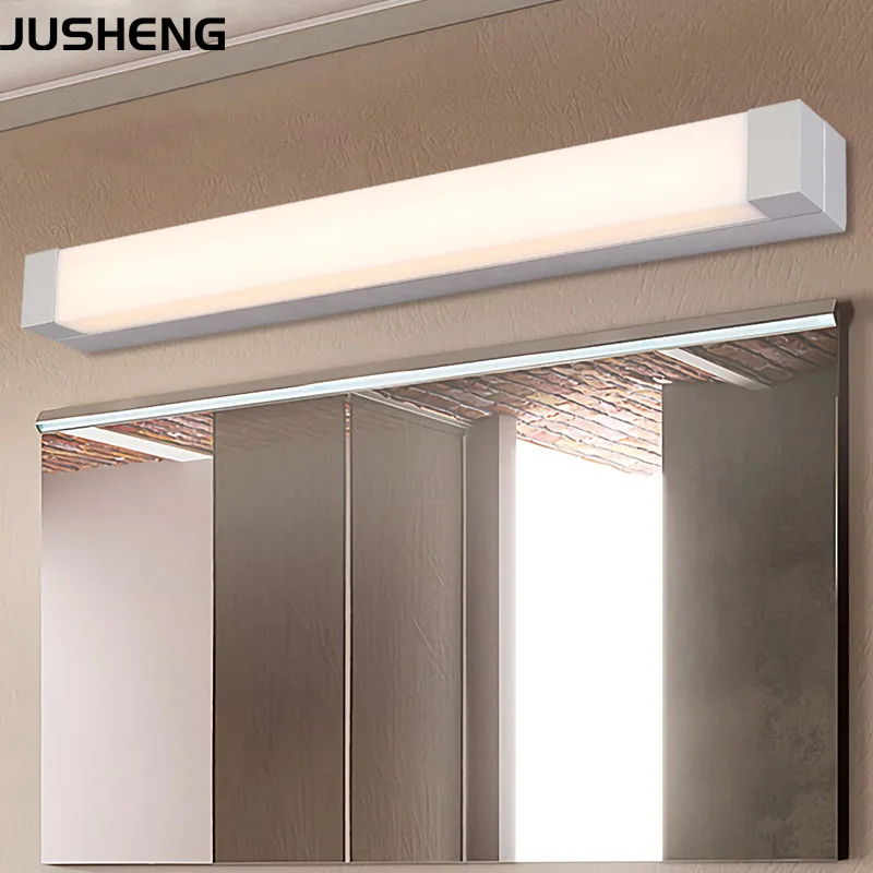 JUSHENG وحدة إضاءة LED جداريّة ضوء الحديثة الأبيض LED الحمام تركيبة إضاءة LED أضواء المرآة البالونية 9 W 12 W 14 W 16 W إضاءة داخلية