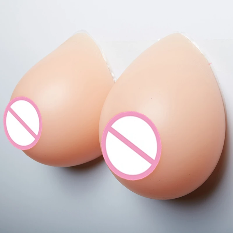 

1000g/pair Left Right False Breasts For Men Crossdresser Drag Queen Shemale Transgender Artificial Boobs Form