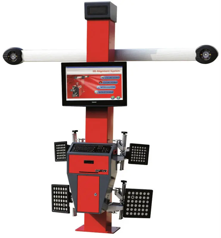 3D машина для выравнивания колес G7 ремонта автомобиля|wheel alignment machine|3d wheel machinealignment